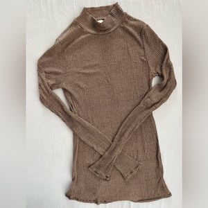 Anthropologie 9-H15 STCL Lightweight Mock Turtleneck Top (Size S)